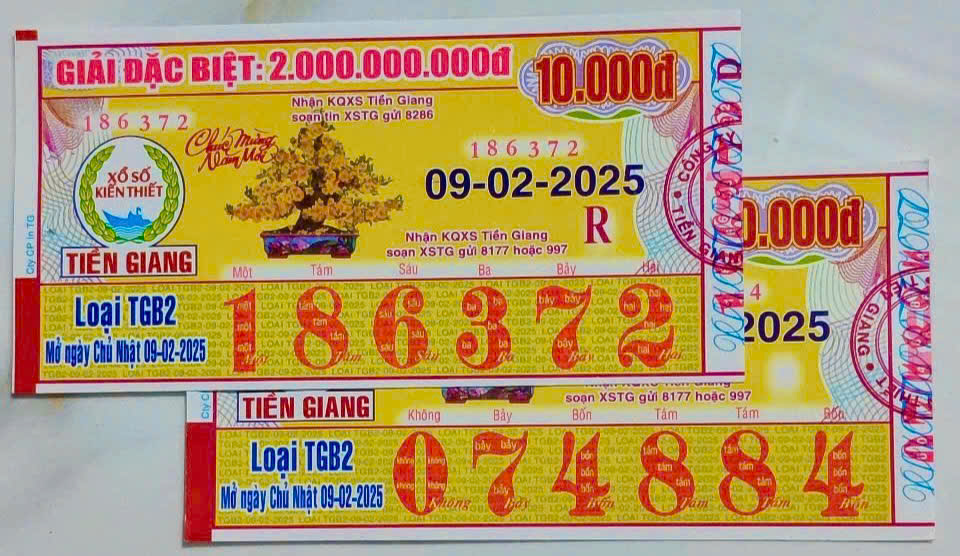 Vé số Tiền Giang